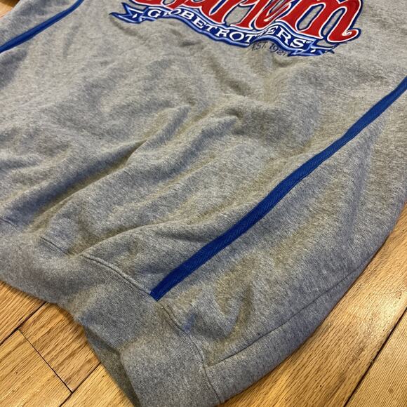 Vintage FUBU Harlem Globetrotters Mens XXL Gray Basketball Zip Sweatshirt - Picture 10 of 11